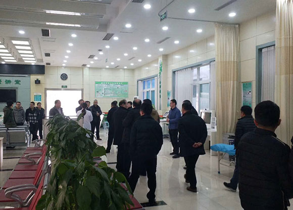 东阿县卫计委领导及院长莅临普瑞